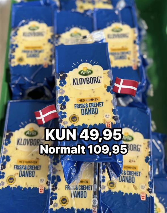 1 stykke Klovborg ost