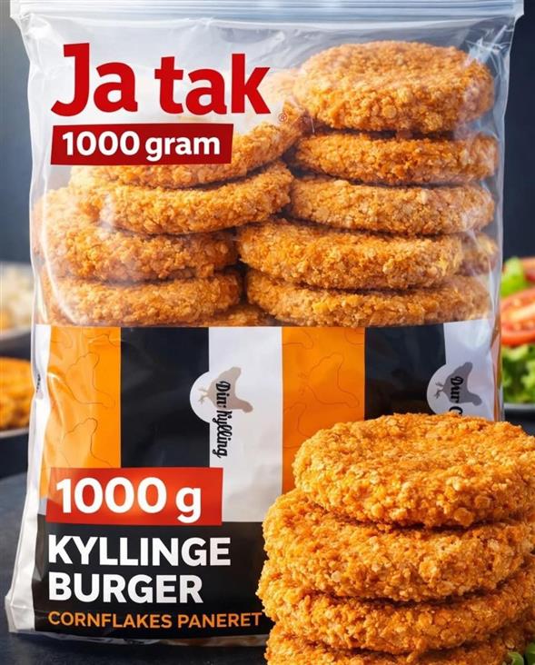 1 pose Cornflakes kyllingburger