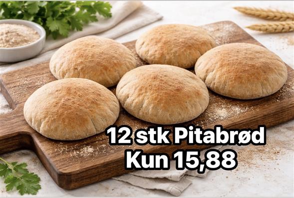 1 pakke Pitabrød