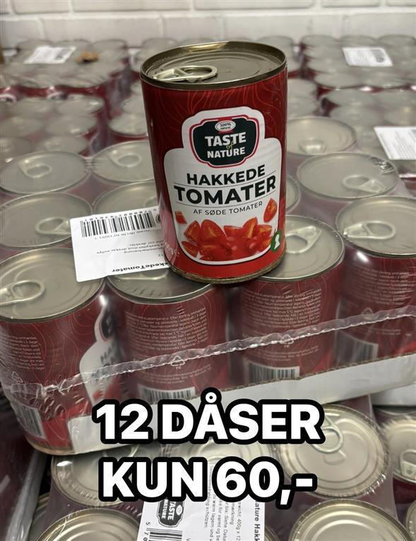 1 kasse Hakket tomat