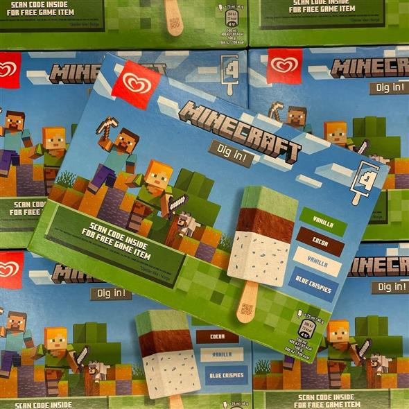 1 pakke Minecraft is