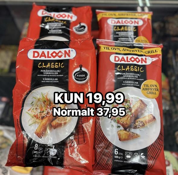 1 pakke Daloon forårsruller