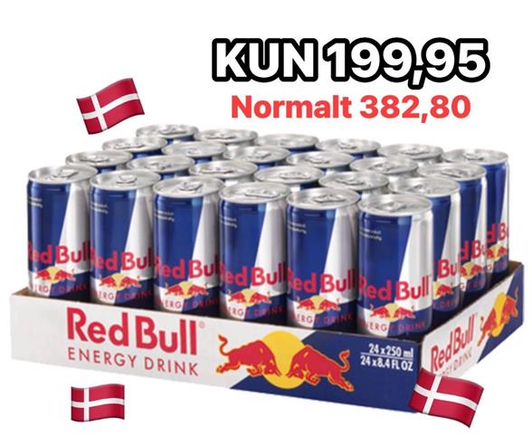 1 kasse Red Bull Energidrik