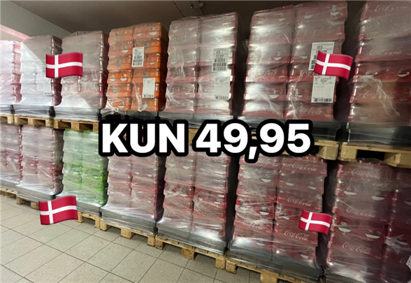 1 kasse sodavand