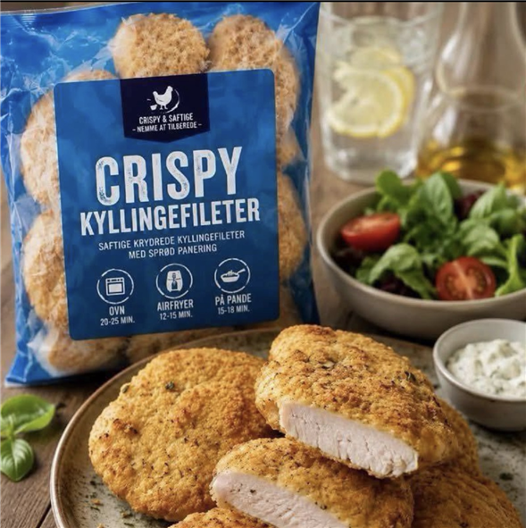 Crispy Kyllingbrystfilet
