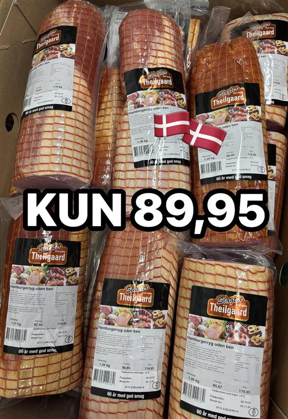 1 stykke Hamburggeryg