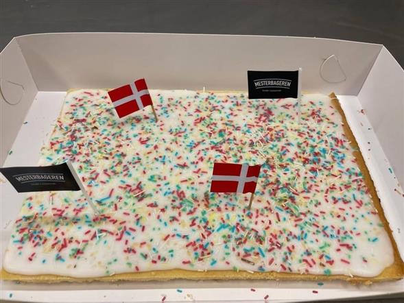 1 x Hindbærsnitte
