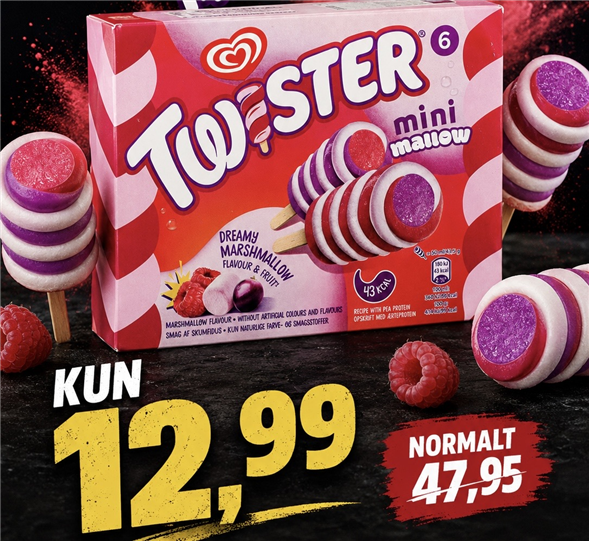 1 pakke Twister is