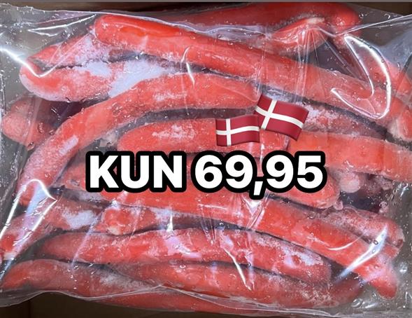 1 kasse Hotdog pølser