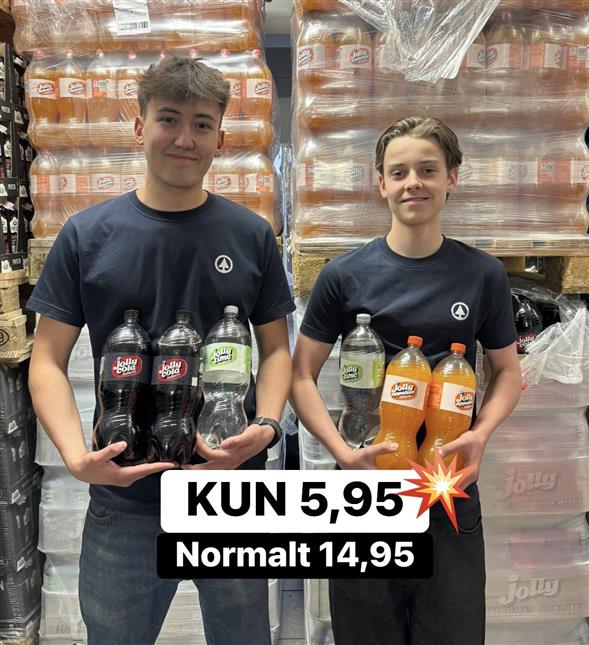 1 flaske Jolly sodavand