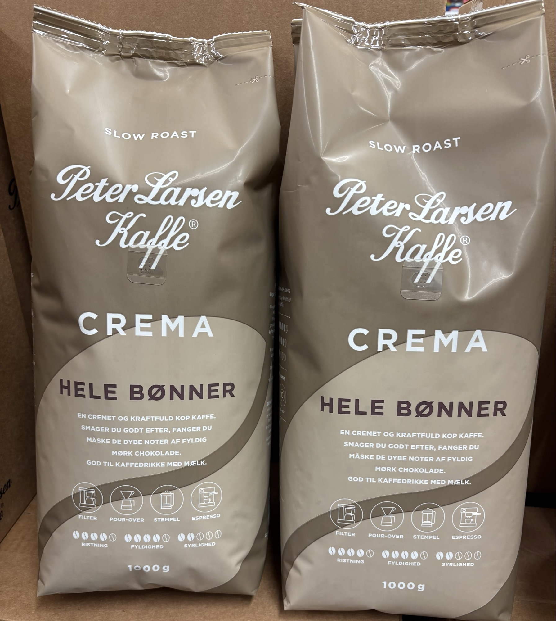 Peter Larsen Bønnekaffe 1000 gram
