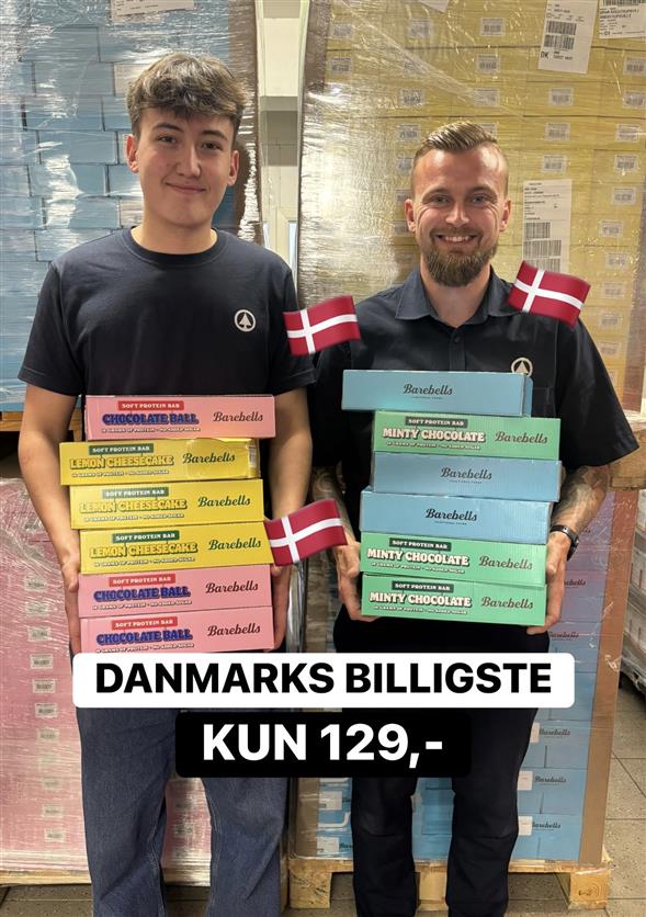 1 kasse Barebells protein bars