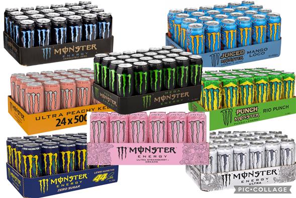 1 kasse Monster Energy