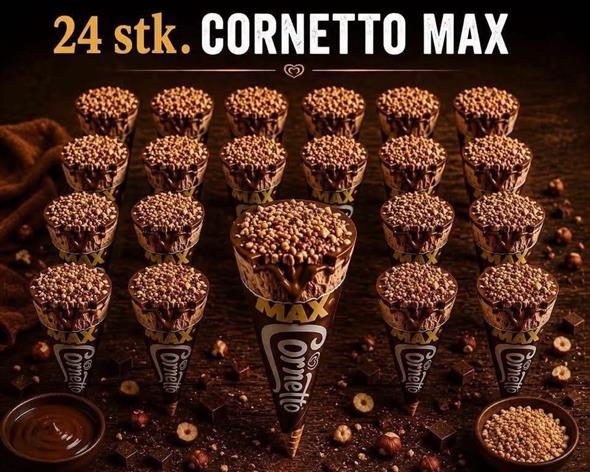 1 kasse Cornetto isvafler