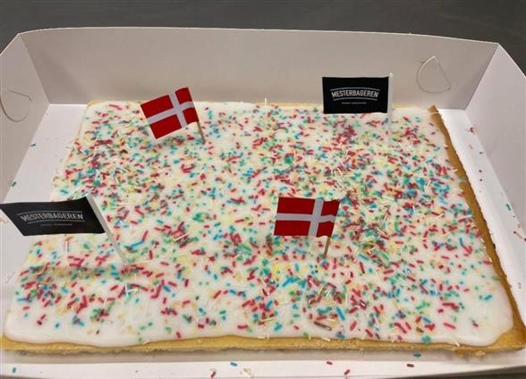 1 x hindbærsnitte