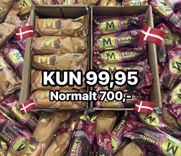1 kasse Magnum is
