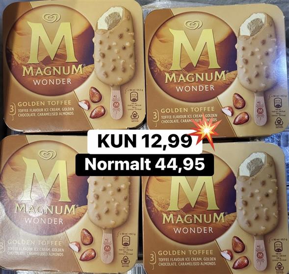 1 pakke Magnum is