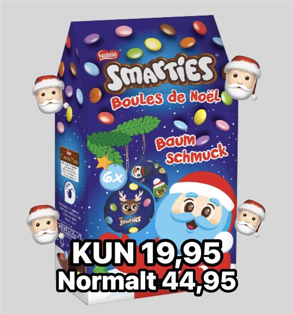 Smarties julekugler