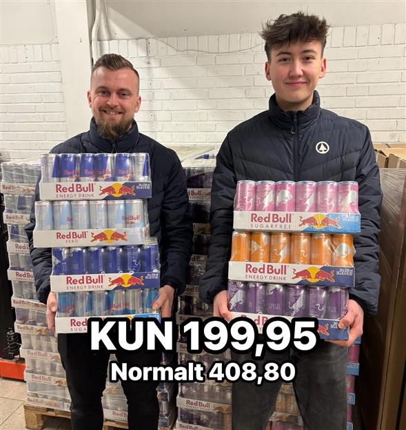1 kasse Red Bull