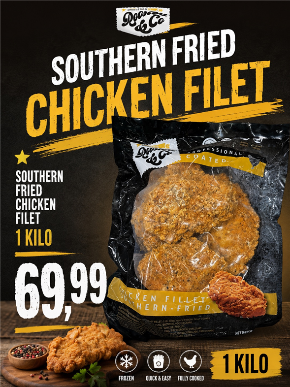 1 pose Southern fried chicken filet