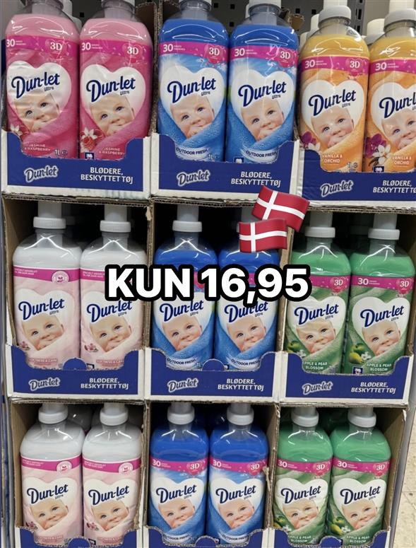 1 flaske Dun-let skyllemiddel