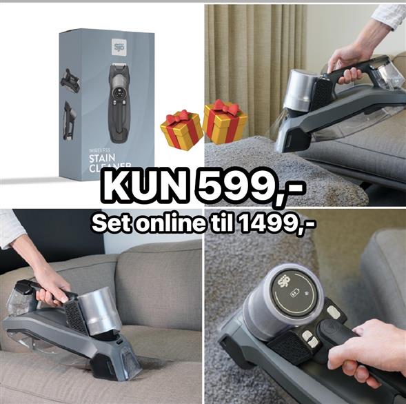 Trådløs tæpperenser