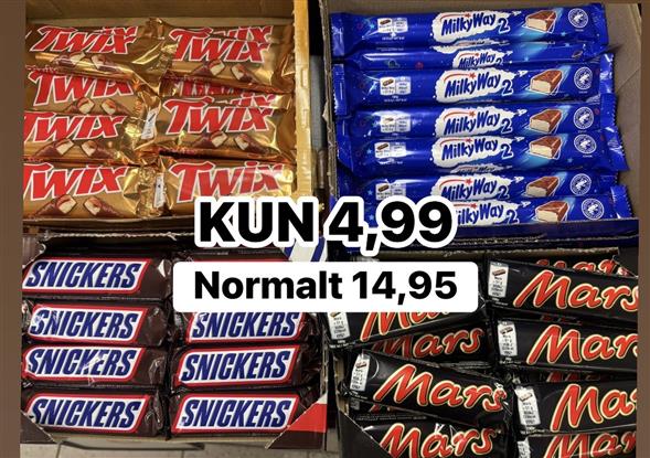 1 x Chokolade bars