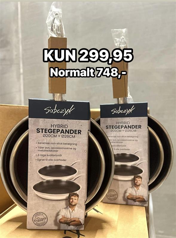 Hybrid stegepande sæt