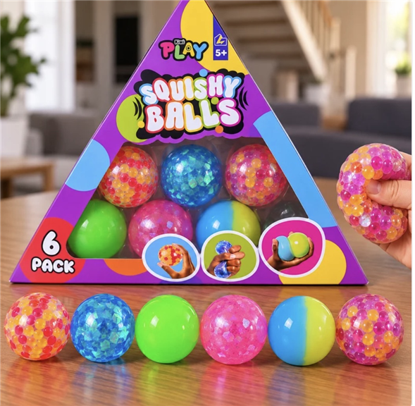 1 pakke Squishy Balls