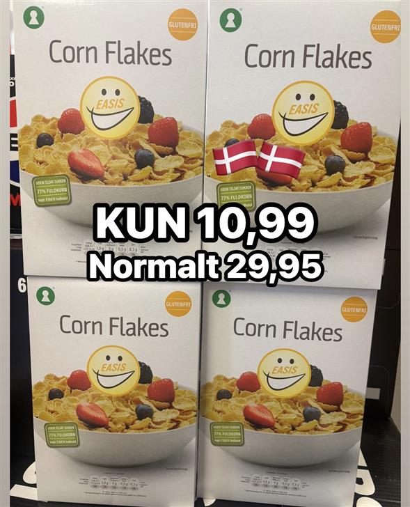 1 pakke Easis cornflakes