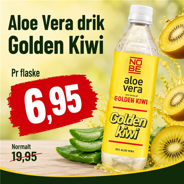 1 flaske Aloe Vera Golden Kiwi