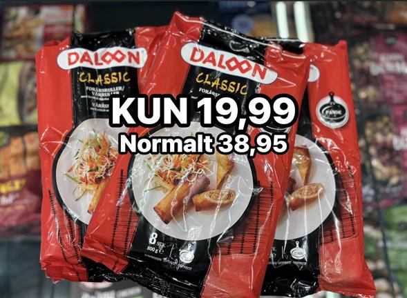 1 pakke Daloon forårsruller