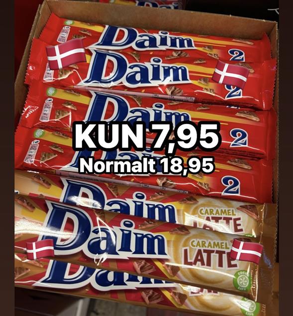 1 pakke Daim chokolade