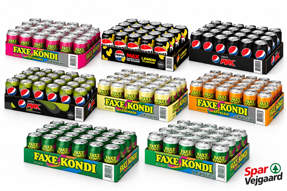 1 kasse sodavand