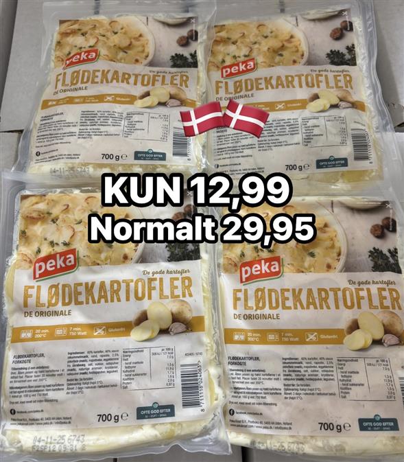 1 pose Peka flødekartofler