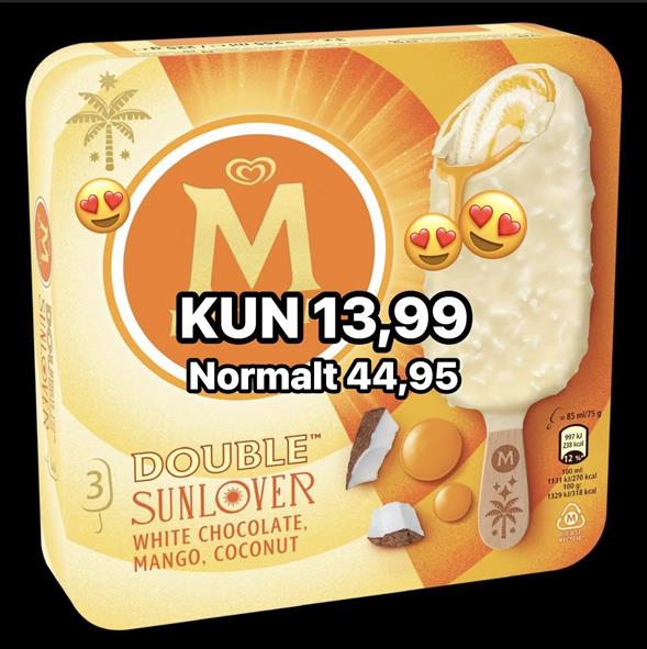 1 pakke Magnum Sunlover is