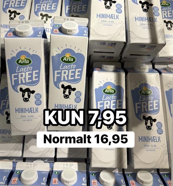 1 liter Laktosefri Mini mælk