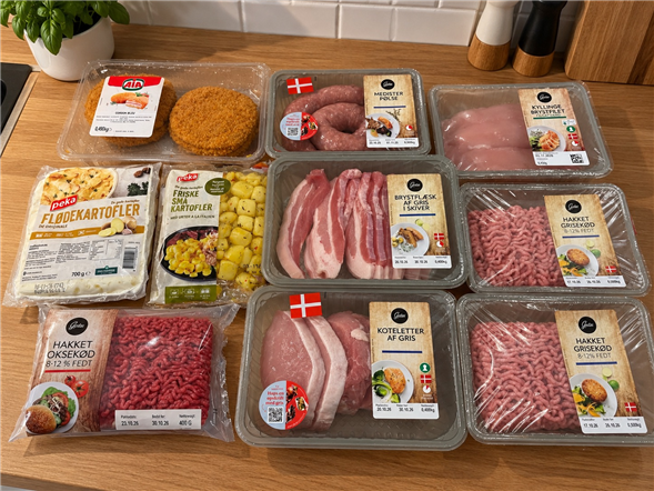 1 x Kæmpe kødpakke