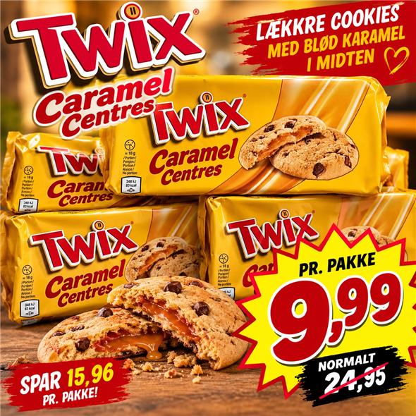 1 pakke Twix Cookies