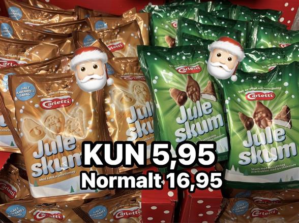 1 pose Carletti juleskum