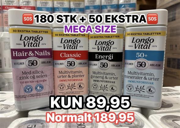 Longo Vital vitamin piller