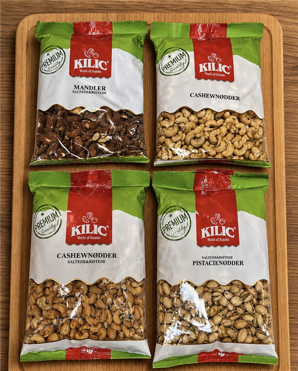 1 pose Kilic Premium nødder