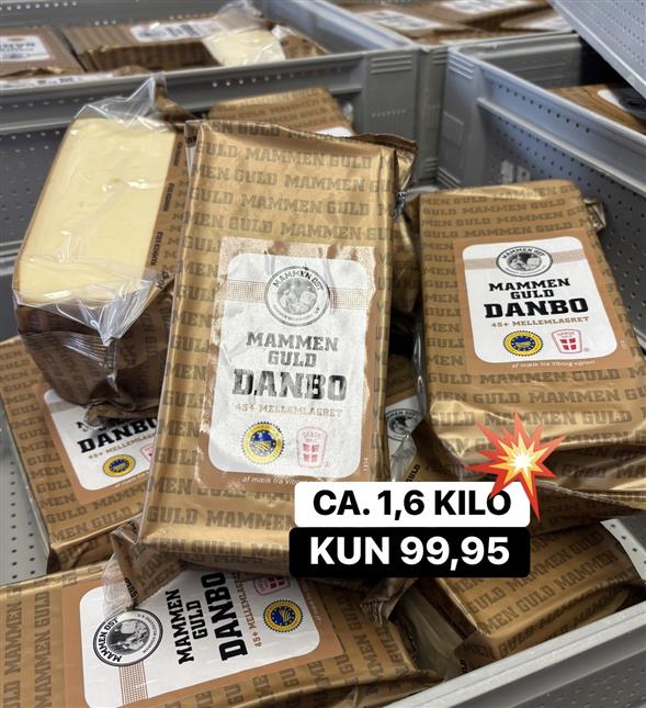 1 stykke Mammen Guld ost