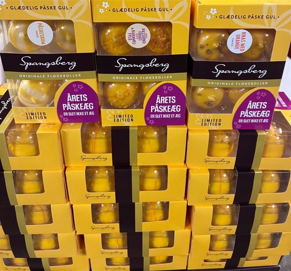 1 bakke Spangsberg påskeflødeboller