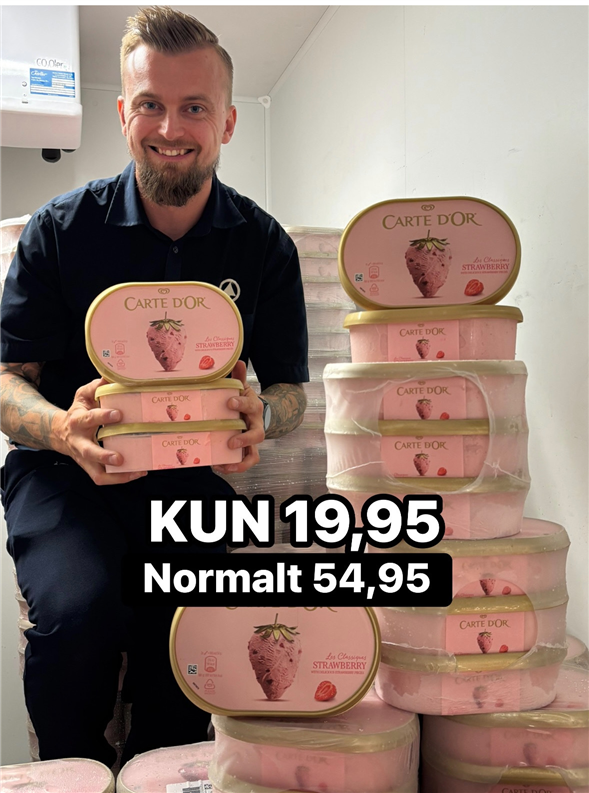 1 bæger Carte Dor is