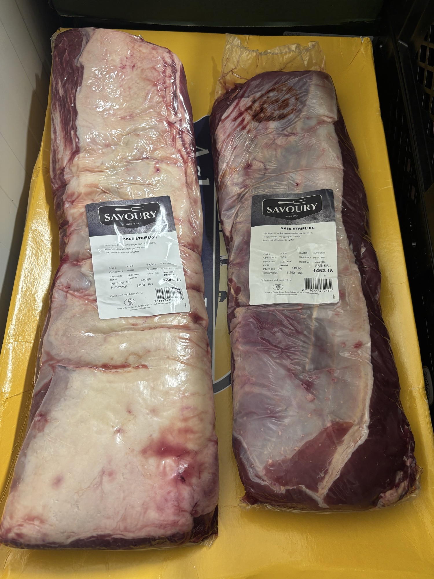 Fersk oksefilet