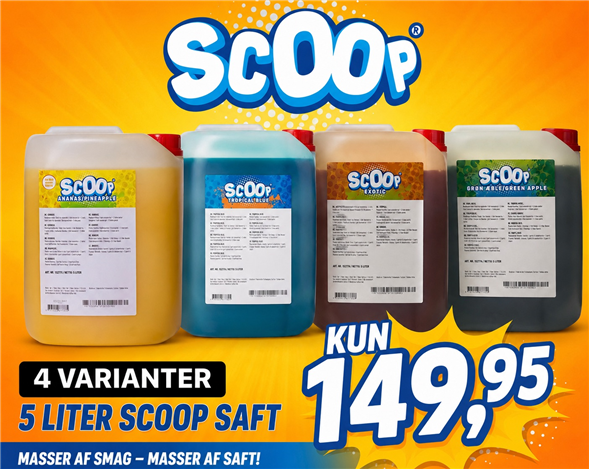 5 liter Scoop saft