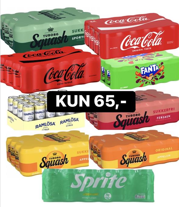 1 kasse sodavand