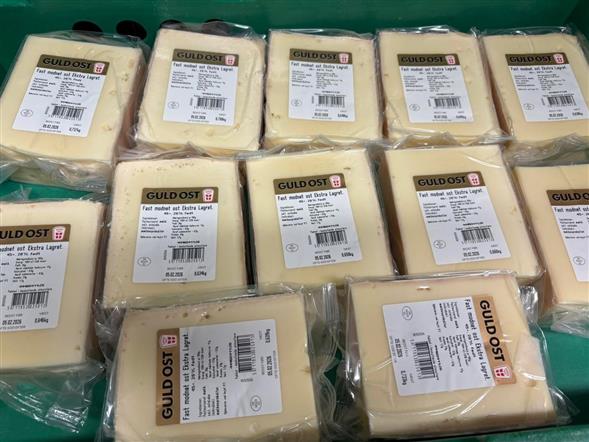 1 stykke Guld ost Ekstra lagret