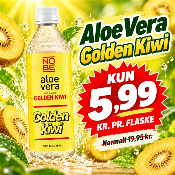 1 flaske Aloe Vera Golden Kiwi